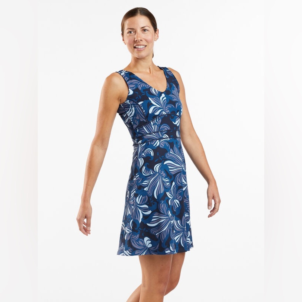 Title Nine Blue V-Neck Dream Dress